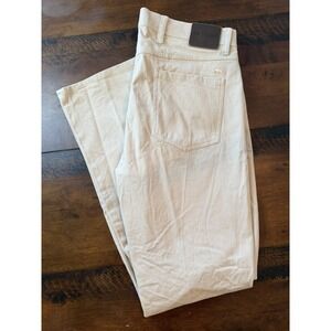 Onward Reserve Pants Mens 34x32 Beige Straight Leg Stretch 5 Pocket